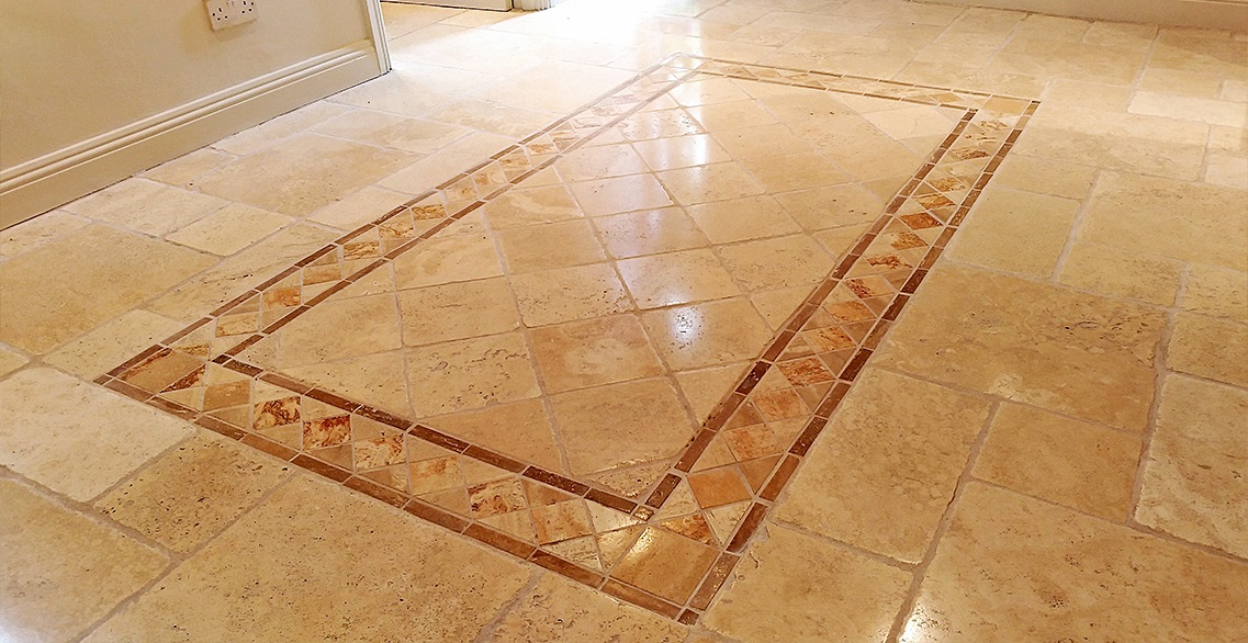 travertine floor tile cleaning 